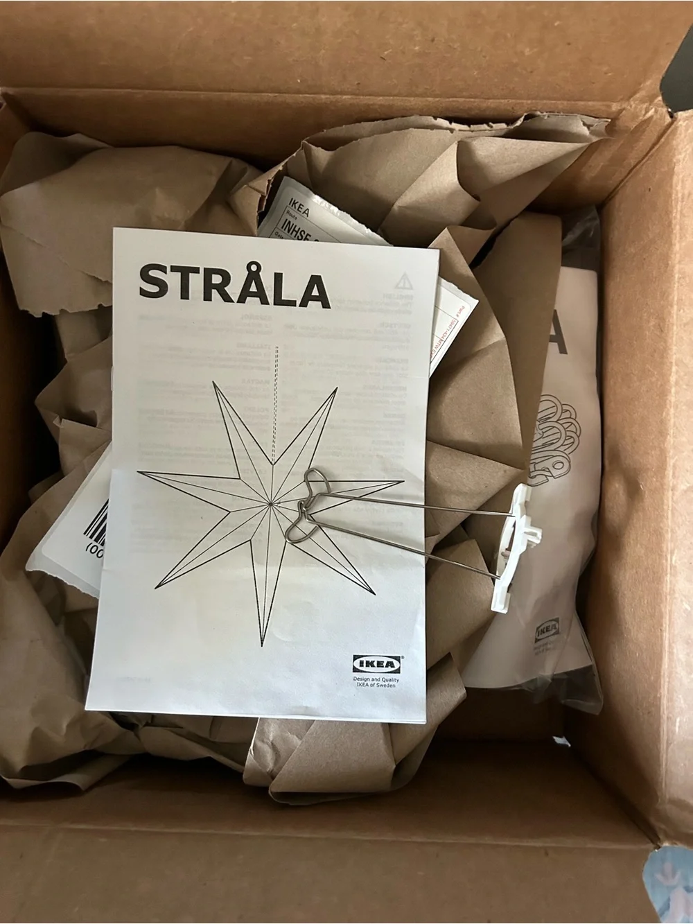 IKEA Strala Hanging Star Light